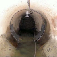 Open channel for sewage water