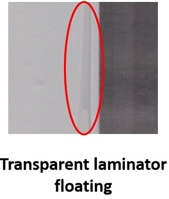 transparent lamination floating