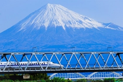 Mr.Fuji with Shinkansen