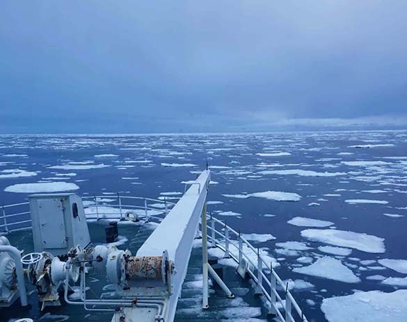 北極海での過酷な実証実験